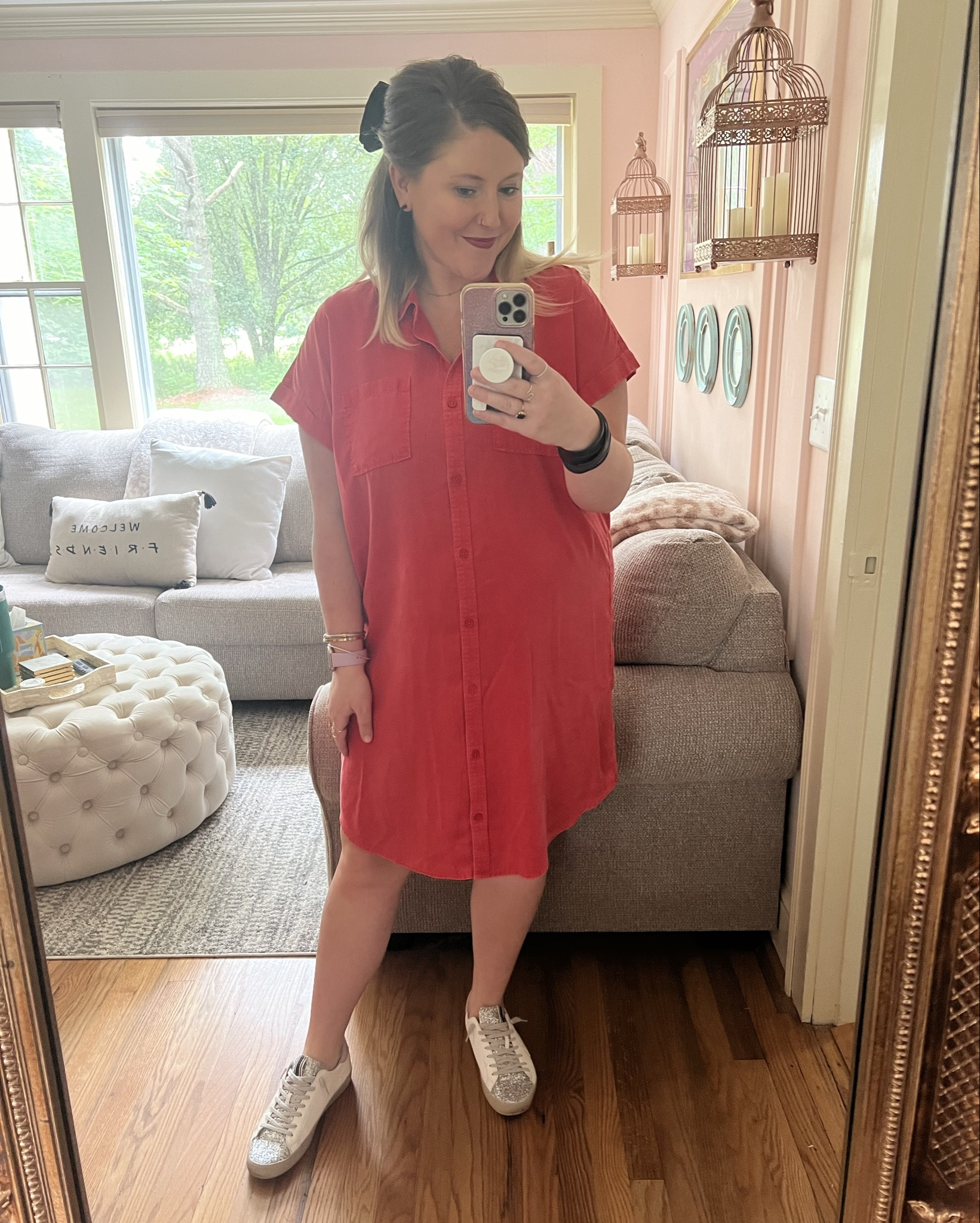 The cutest little shirt dress for today’s grad party. 🎓

Wearing XXL. ❤️

#LTKParties #LTKBaby #LTKMidsize