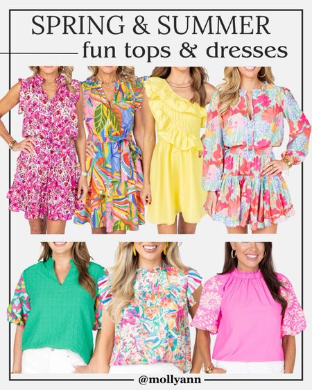 Spring and summer
Fun tops and dresses

#LTKfindsunder100 #LTKstyletip #LTKfindsunder50