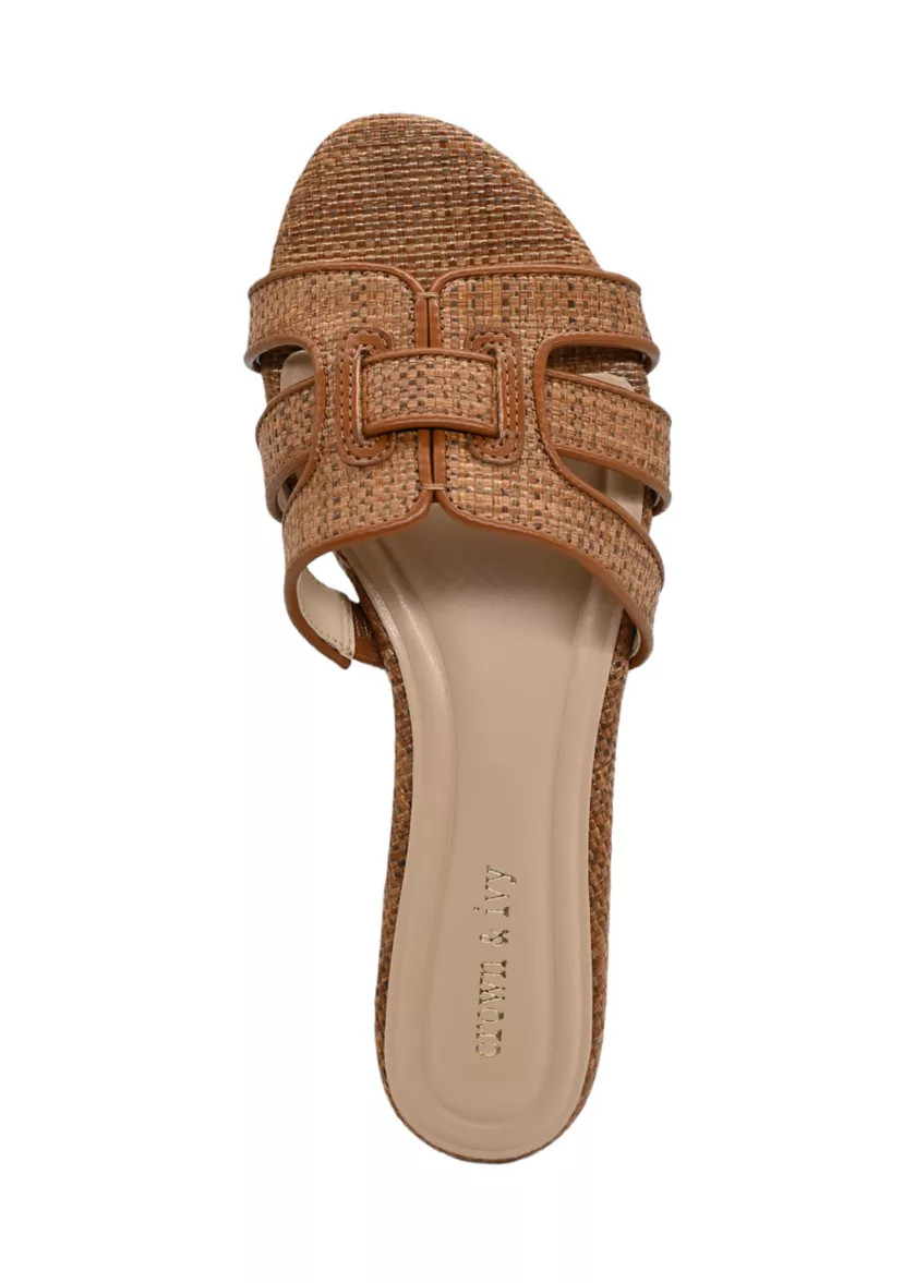 Nicole One Band Slide Sandals | Belk