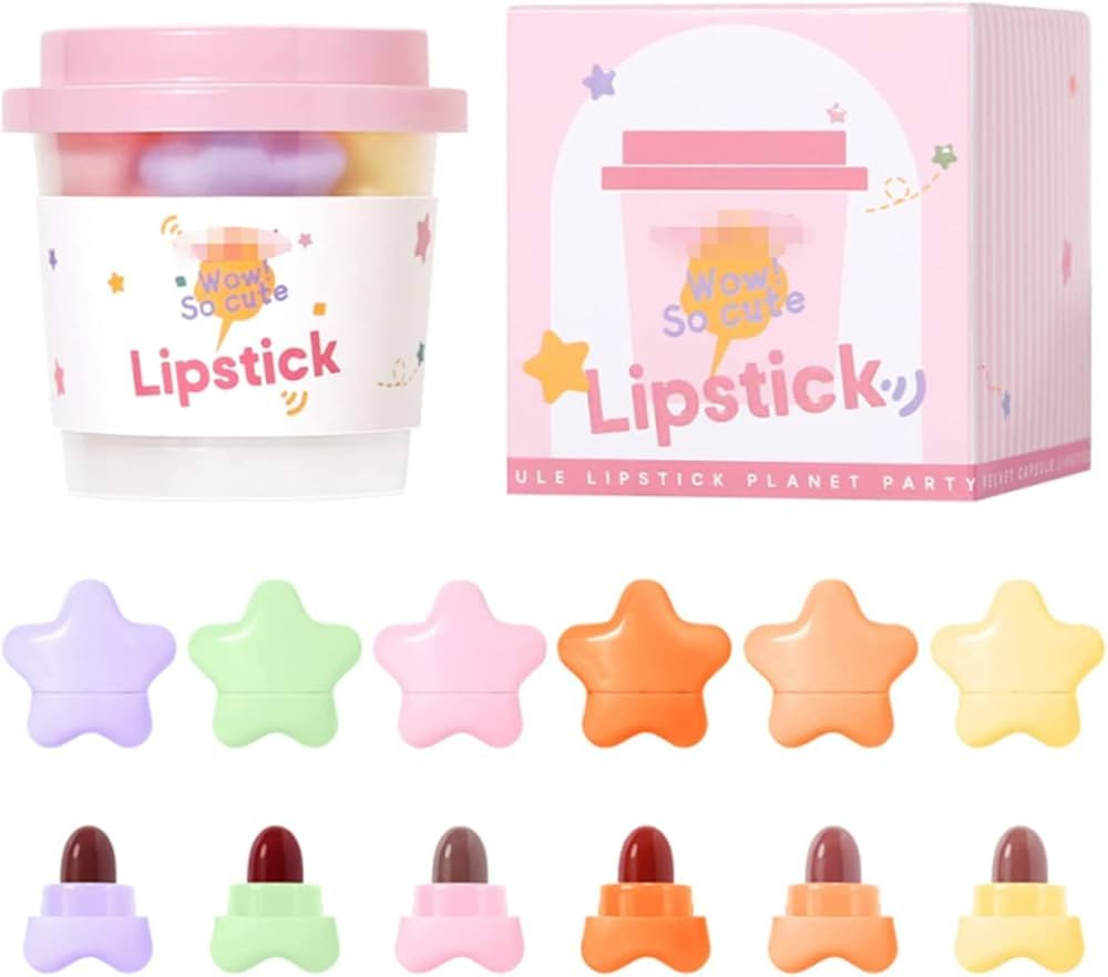 Lovelycat Mini Cute Capsule Lipstick Set, 16 Matte Lipsticks16 Colors Velvet Waterproof Long Last... | Amazon (US)