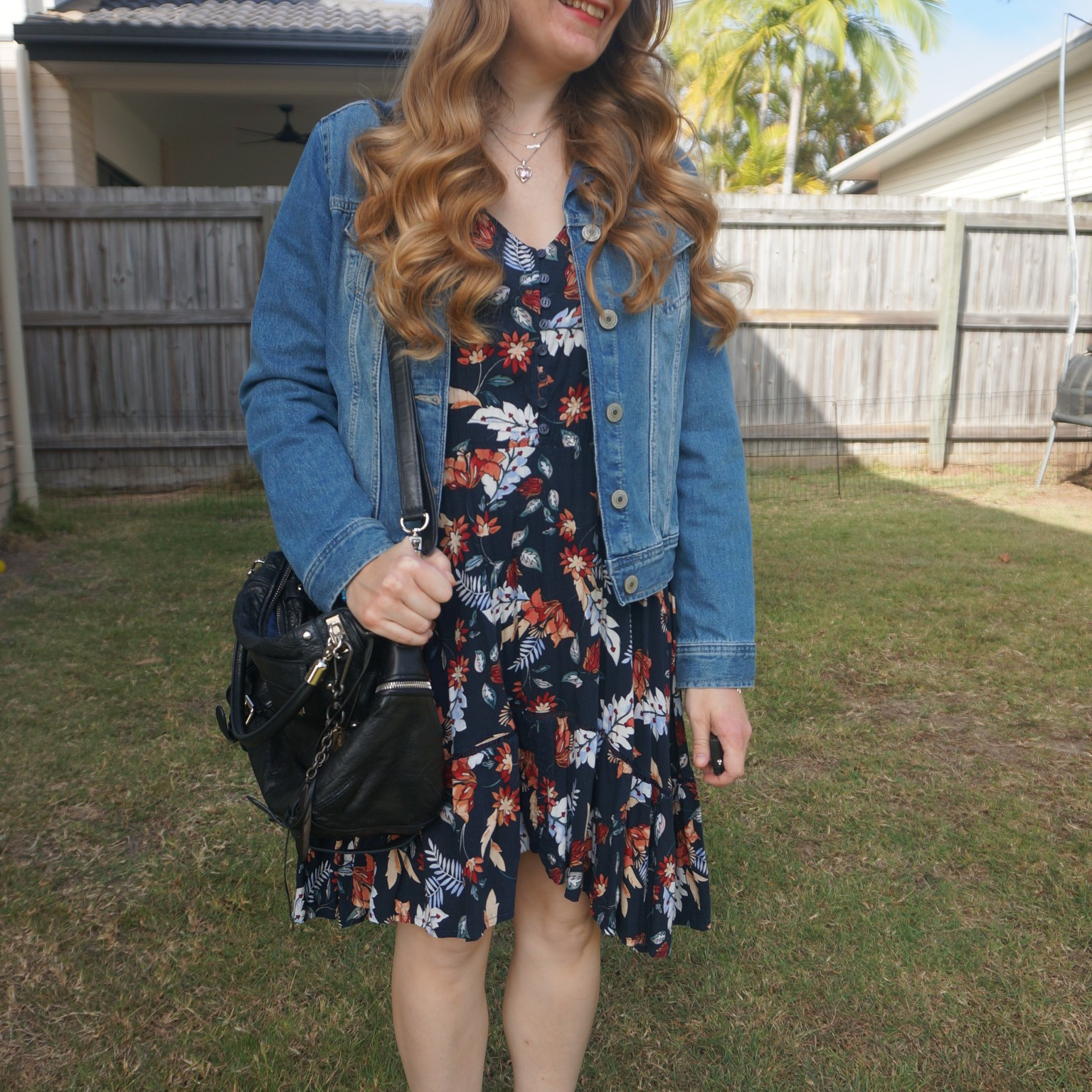 Denim jacket and Jaase Celine autumn leaves print dress with Rebecca Minkoff Cupid bag 💙 

#LTKaustralia #LTKbag #LTKdresses