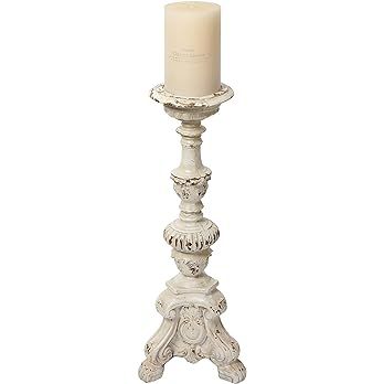 SOFE Vintage Resin 23 inch Tall Floor Candle Holders, Antique European Large Candle Holders Decor... | Amazon (US)