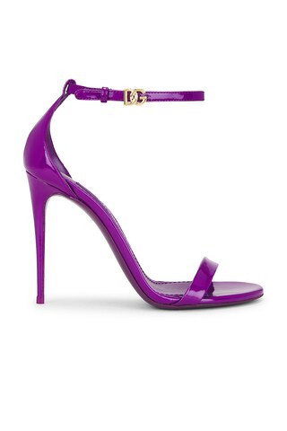 Dolce & Gabbana Ankle Strap Sandal in Purple | FWRD 