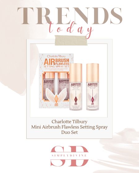 The Charlotte Tilbury setting spray will ensure your makeup stays flawless all day. 🥰

| Sephora | Charlotte Tilbury | makeup | beauty | gift guide | gift set | seasonal | holiday | 

#LTKbeauty #LTKHoliday #LTKGiftGuide