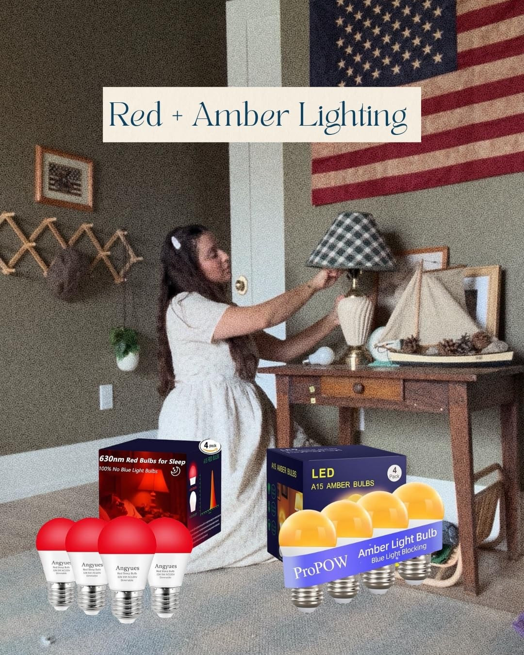 Swapped out our bulbs for red + amber lighting and it’s made such a difference at night 🤍 linking my favorites here! Lighting - Home - Bedroom

#LTKHome