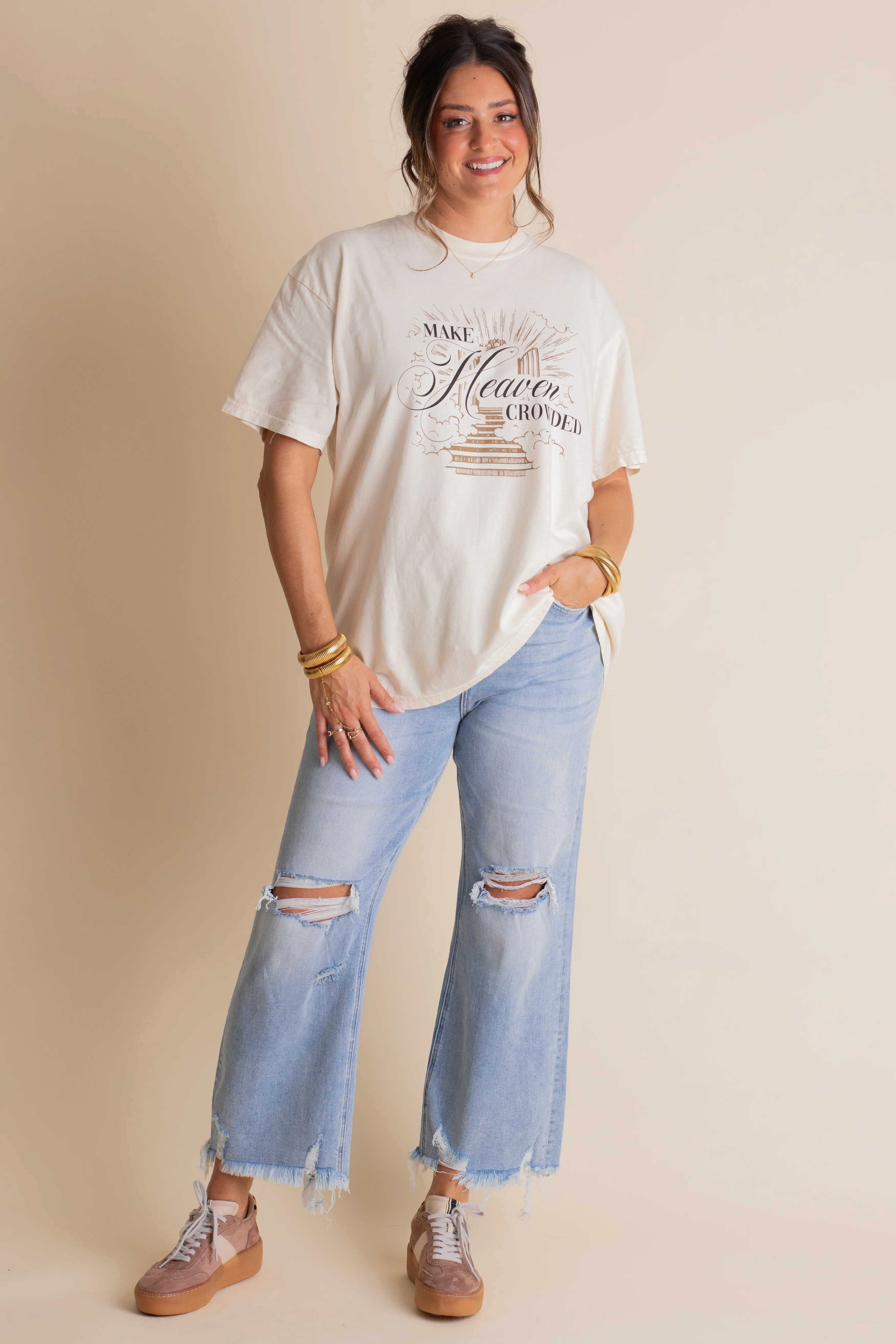 Make Heaven Crowded Tee | Nellie Mae
