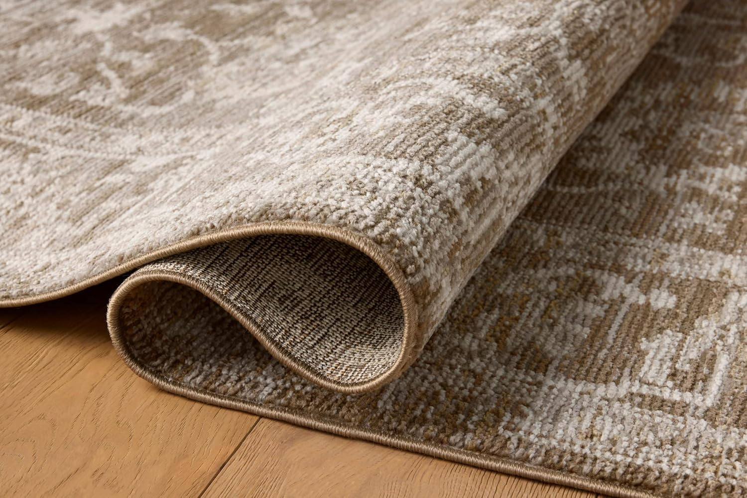 Loloi Magnolia Home by Joanna Gaines Pace Collection PAC-01 Bark/Natural 9'-6" x 12'-3" Area Rug | Amazon (US)