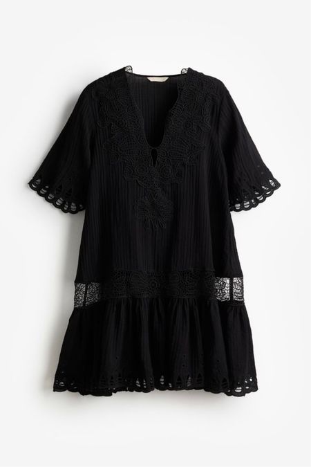 Embroidered dress - comes in black and white! 

#LTKstyletip #LTKSeasonal #LTKfindsunder100