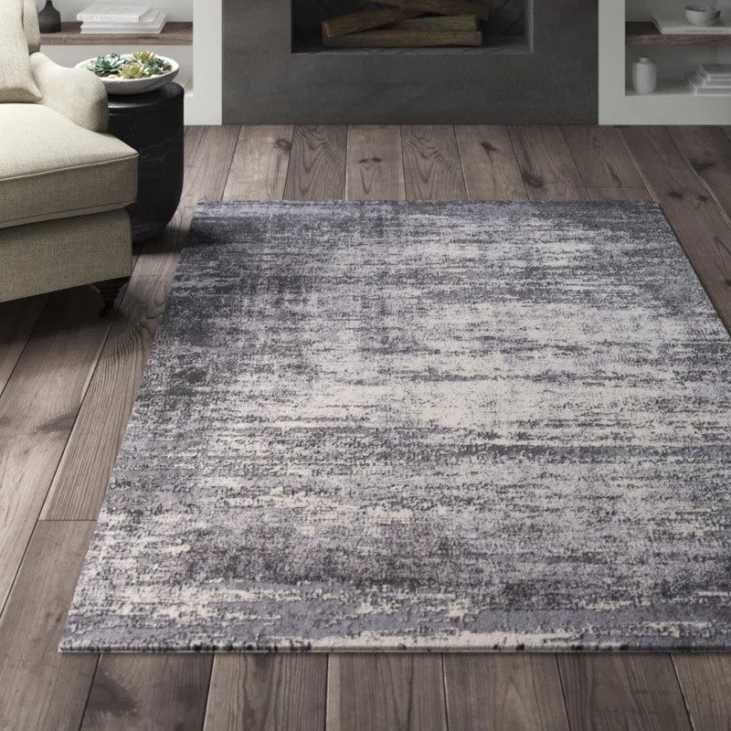 Bridgeton Abstract Area Rug in Gray/Cream | Wayfair North America