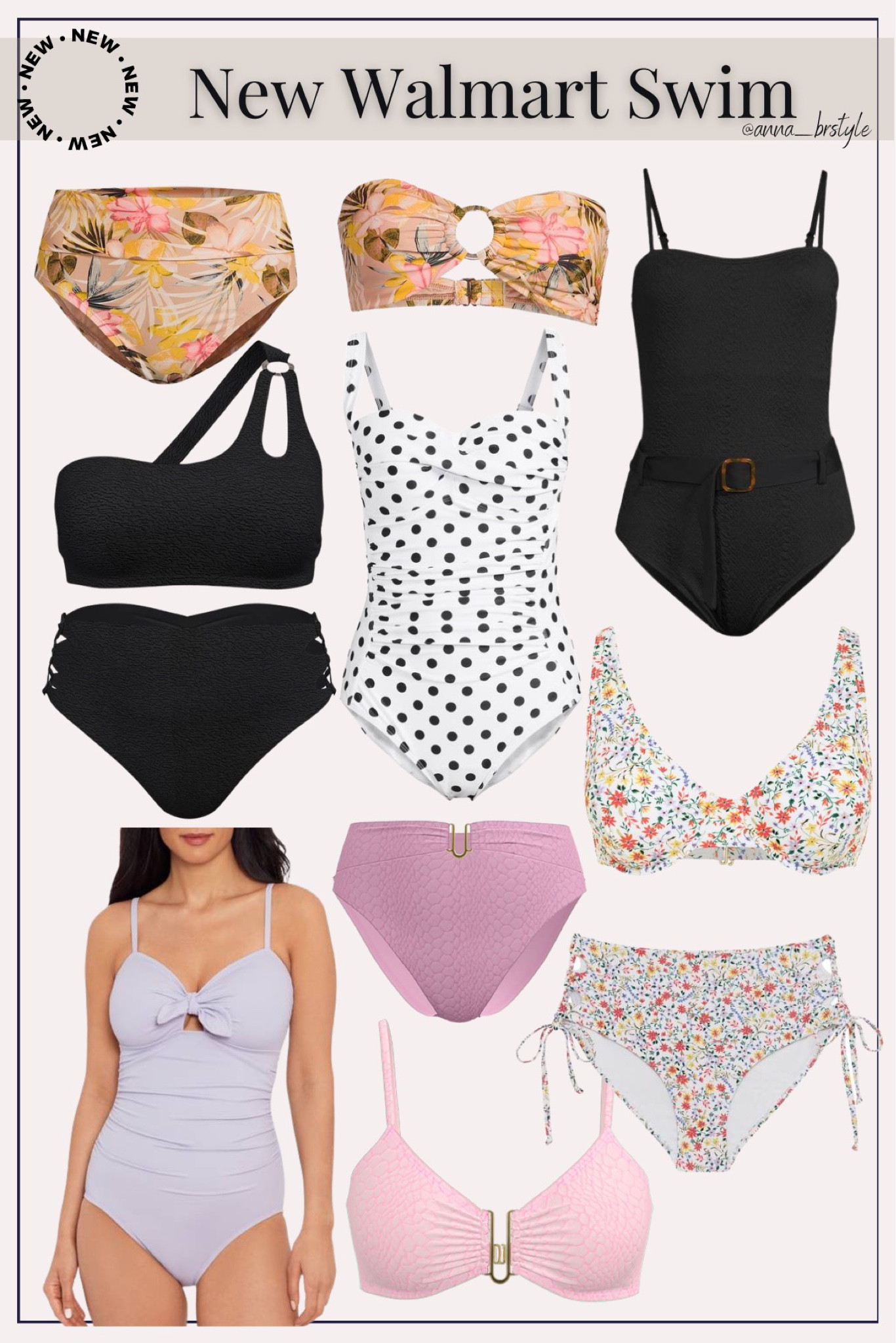 new walmart swimsuits / resort style / summer swim / vacation outfits / affordable swim suits / trendy bikinis / trendy one pieces / high wastes bikinis / flattering swimsuits 

#LTKswim #LTKstyletip #LTKSeasonal