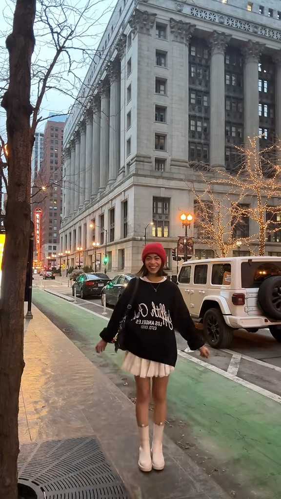 Everything is old from last year! I’m so sorry but linked similar options :) sweater is XS from Men’s Pacsun. Skirt in XS from Free People called Pretty Please Mini Skirt. Boots are Steve Madden.

#LTKPetite #LTKootd #LTKHoliday