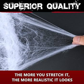 Halloween Spiderwebs | Amazon (US)