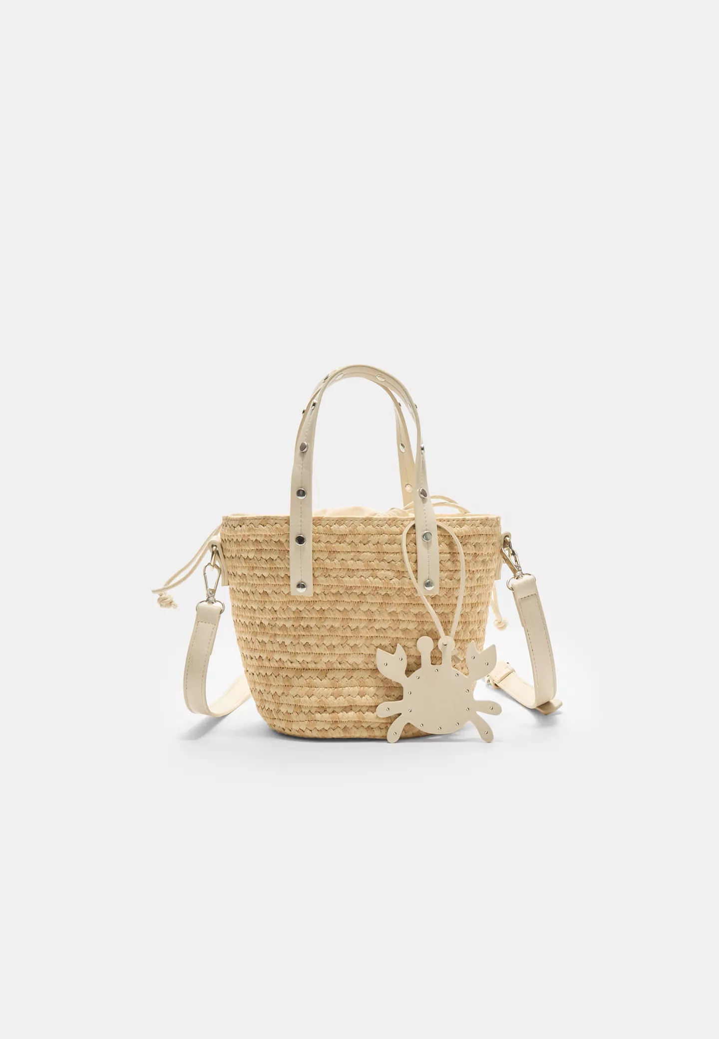 Contrast braided bag with studs | Stradivarius (UK)