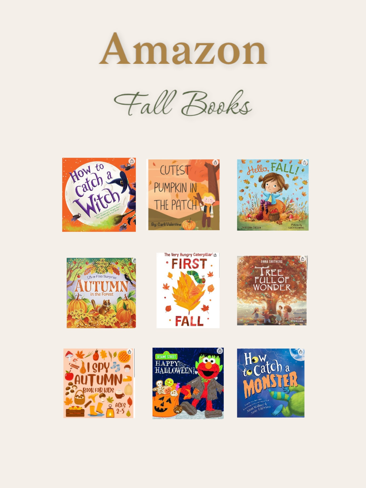 Amazon kids books//fall books//halloween books//under $15

#LTKhome #LTKbaby #LTKkids