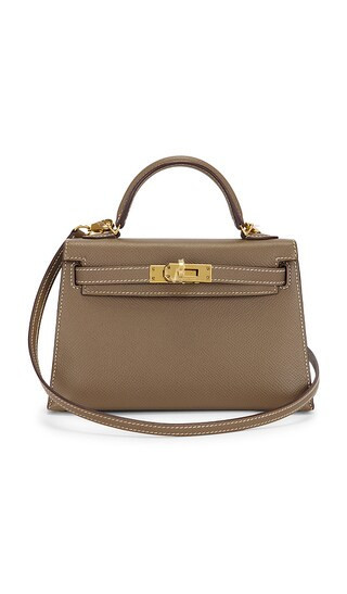 FWRD Renew Hermes Epsom Kelly 20 Sellier Handbag in Taupe. | Revolve Clothing (Global)