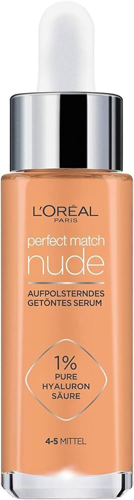 L'Oréal Paris Getöntes Serum, Pflegende, flüssige Foundation mit Hyaluronsäure, Perfect Match... | Amazon (DE)