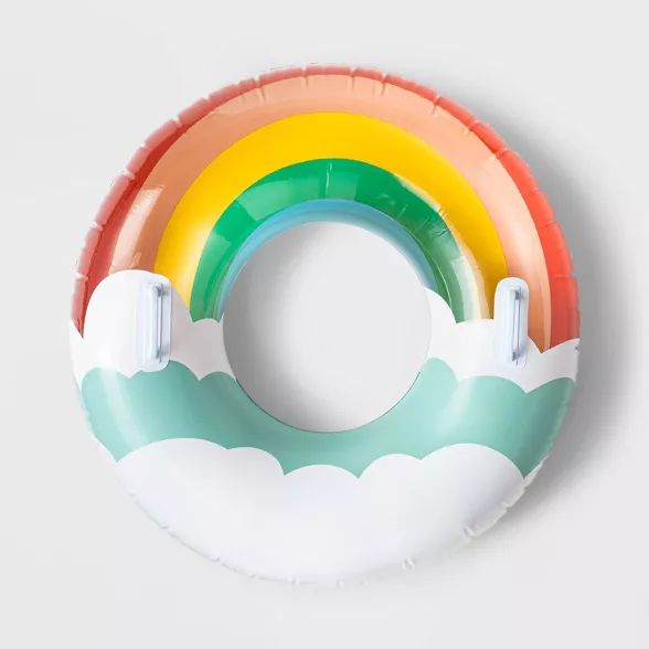 Rainbow Swim Tube 33" Water Float - Sun Squad™ | Target