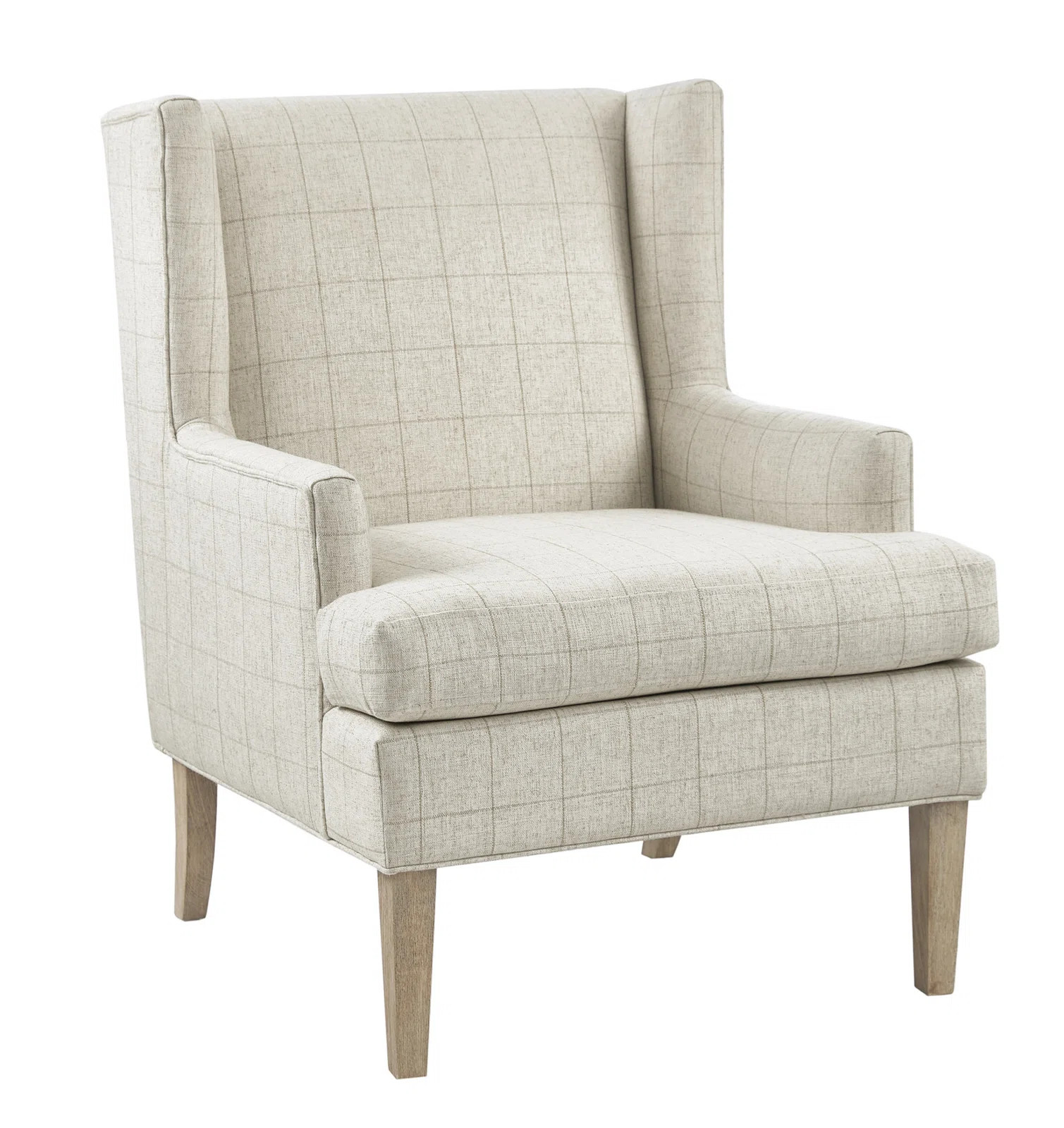 Martha Stewart Decker Windowpane Low Armed Accent Chair | Wayfair North America