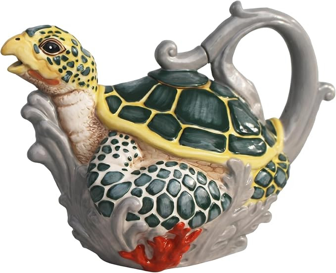 17670 Sea Turtle Teapot, Multicolor | Amazon (US)