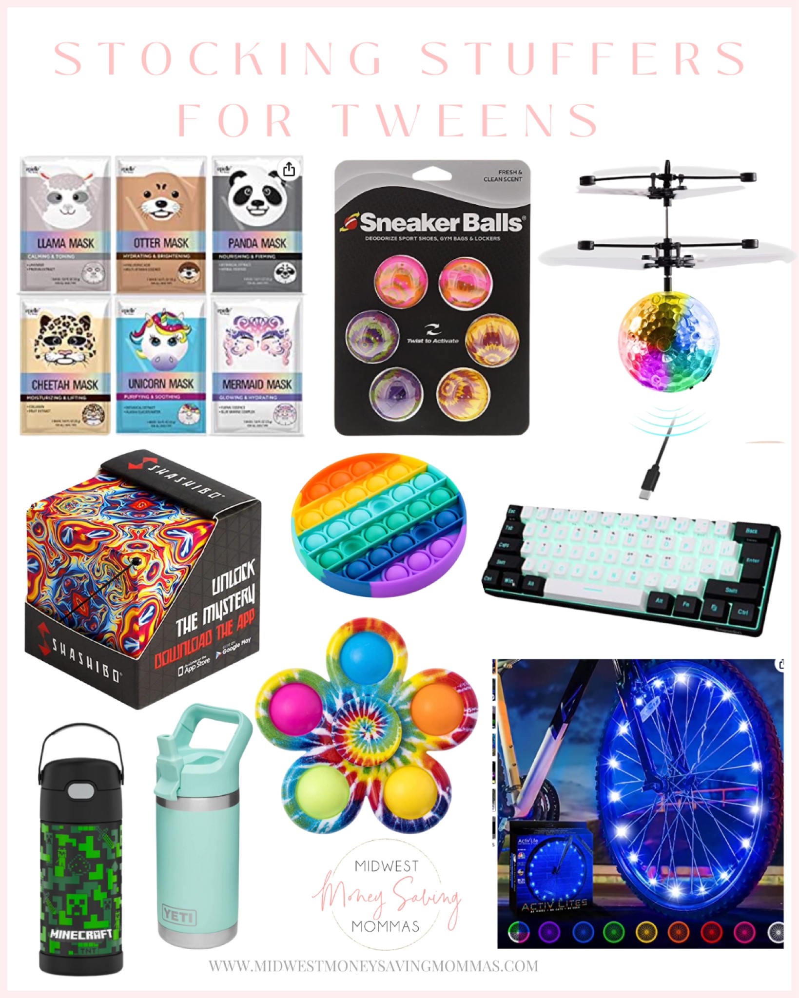Stocking Stuffers for Tweens

Christmas gifts | gift guides | gifting | toys | Yeti | beauty | gaming 

#LTKHoliday #LTKkids #LTKSeasonal