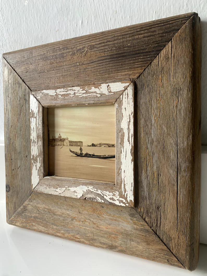 Rustic Vintage Frame, Made of Recycled Timber Wood - Etsy | Etsy (Global)