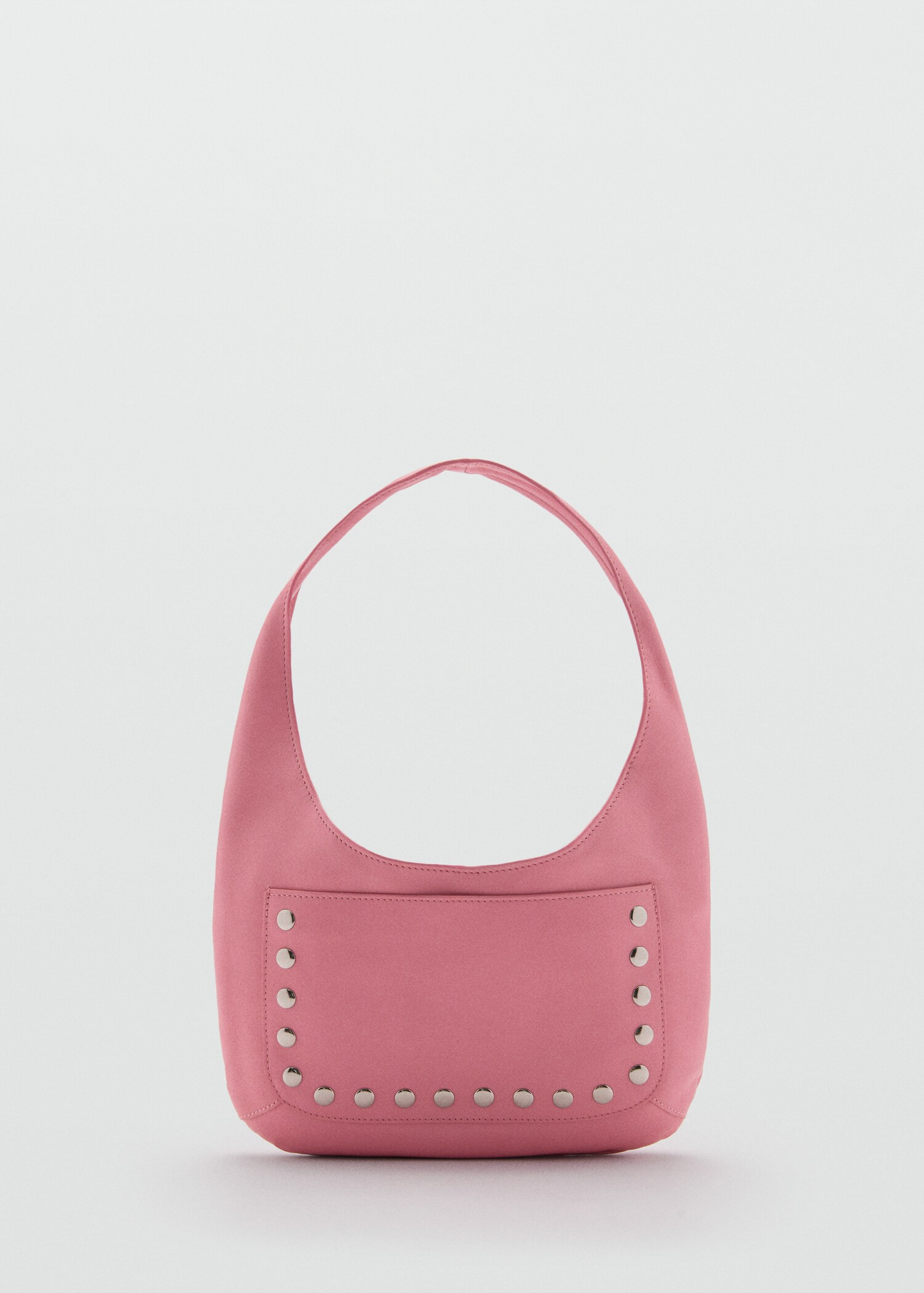 Stud leather bag | MANGO (US)