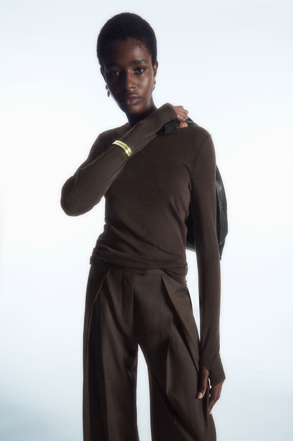 CREW-NECK MERINO WOOL TOP | COS (US)