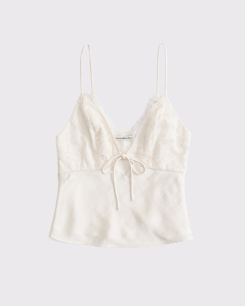 The A&F Bella Tie-Front Cami | Abercrombie & Fitch (US)