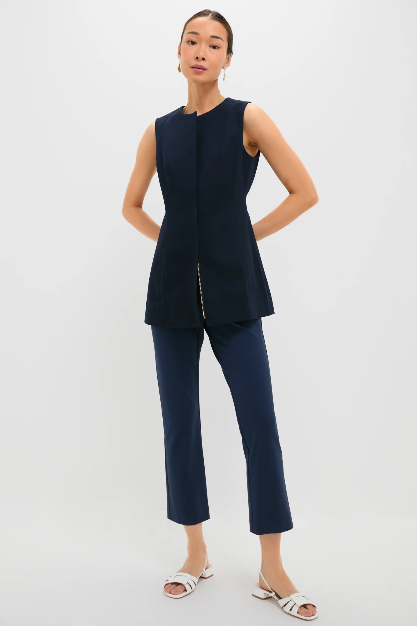 Navy Rhoda Tunic Top | Tuckernuck (US)