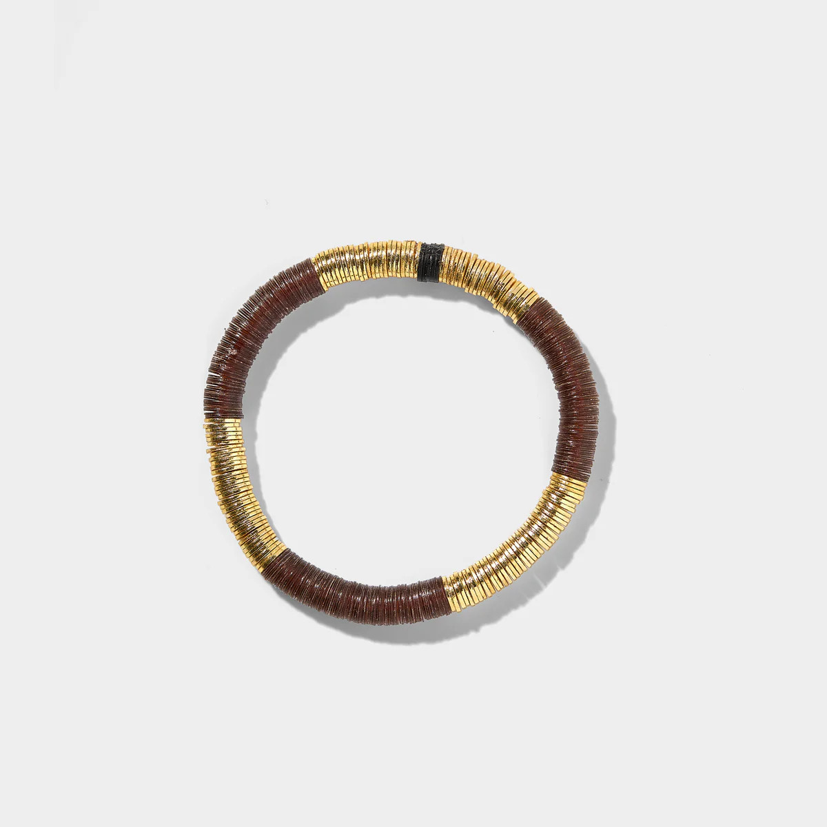 Root Beer Vinyl Bracelet 6mm | Allie + Bess