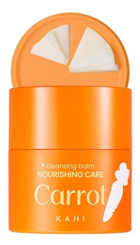 KAHI Cleansing Balm Nourish Care Carrot - Makeup Remover Balm with Carrot Seed Oil, Shea Butter & Cranberry Scrub - Gentle Exfoliating Korean Skincare 1.69 oz | Amazon (US)