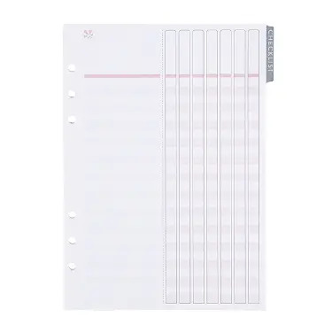 Checklist Pages A5 Ring Agenda Inserts | Erin Condren | Erin Condren