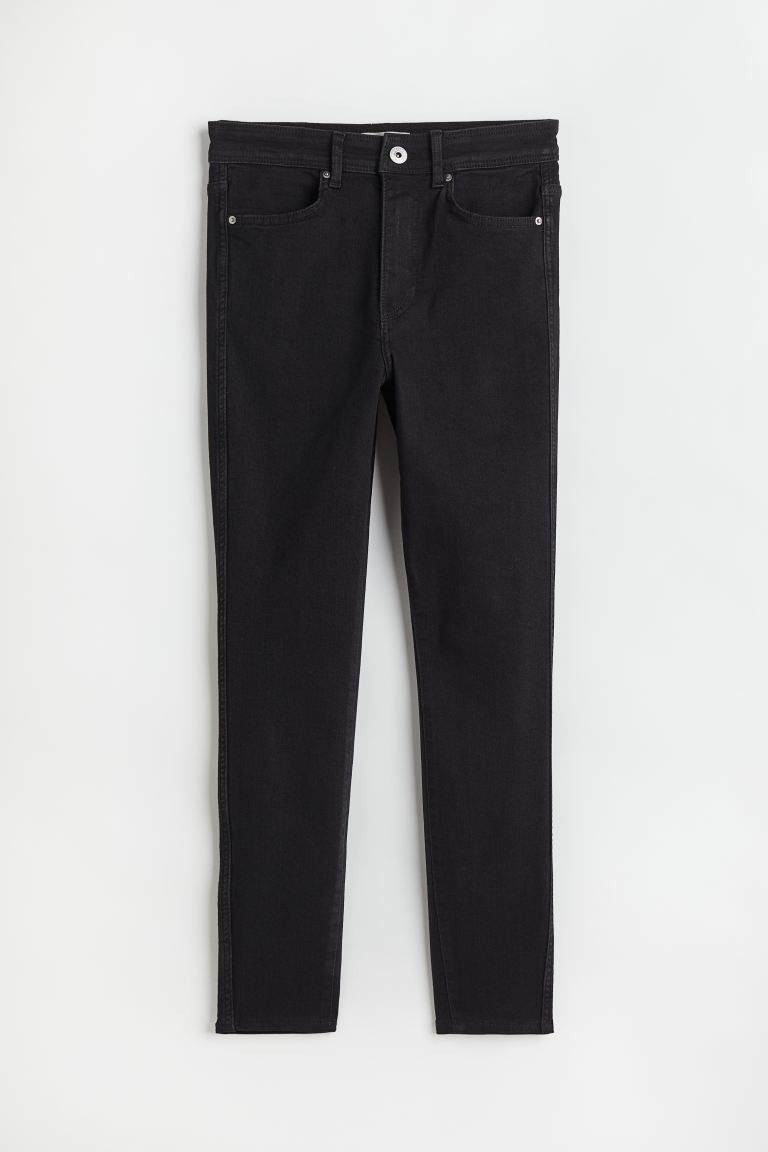 Skinny High Jeggings Black Jeans Black Pants Winter Outfit Spring Outfits Budget Fashion Affordable | H&M (US + CA)