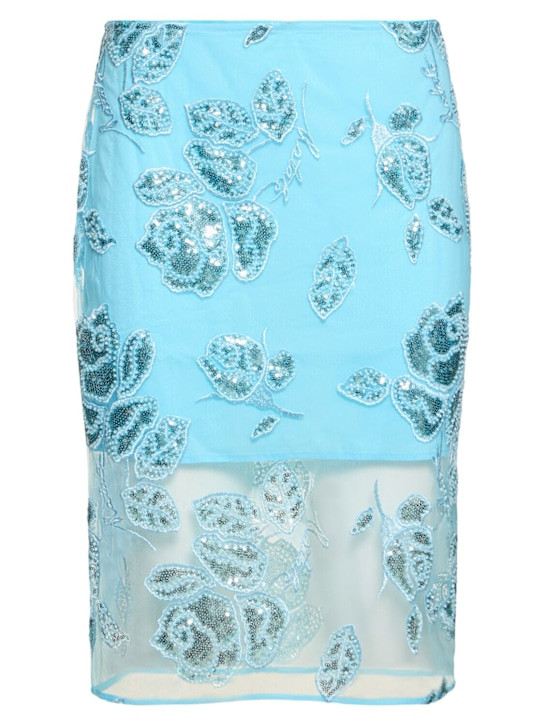 Dula beaded midi pencil skirt | Luisaviaroma