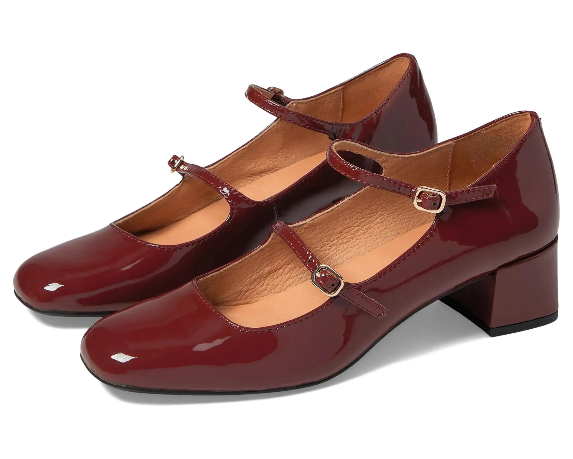 The Nettie Heeled Mary Jane in Patent Leather | Zappos