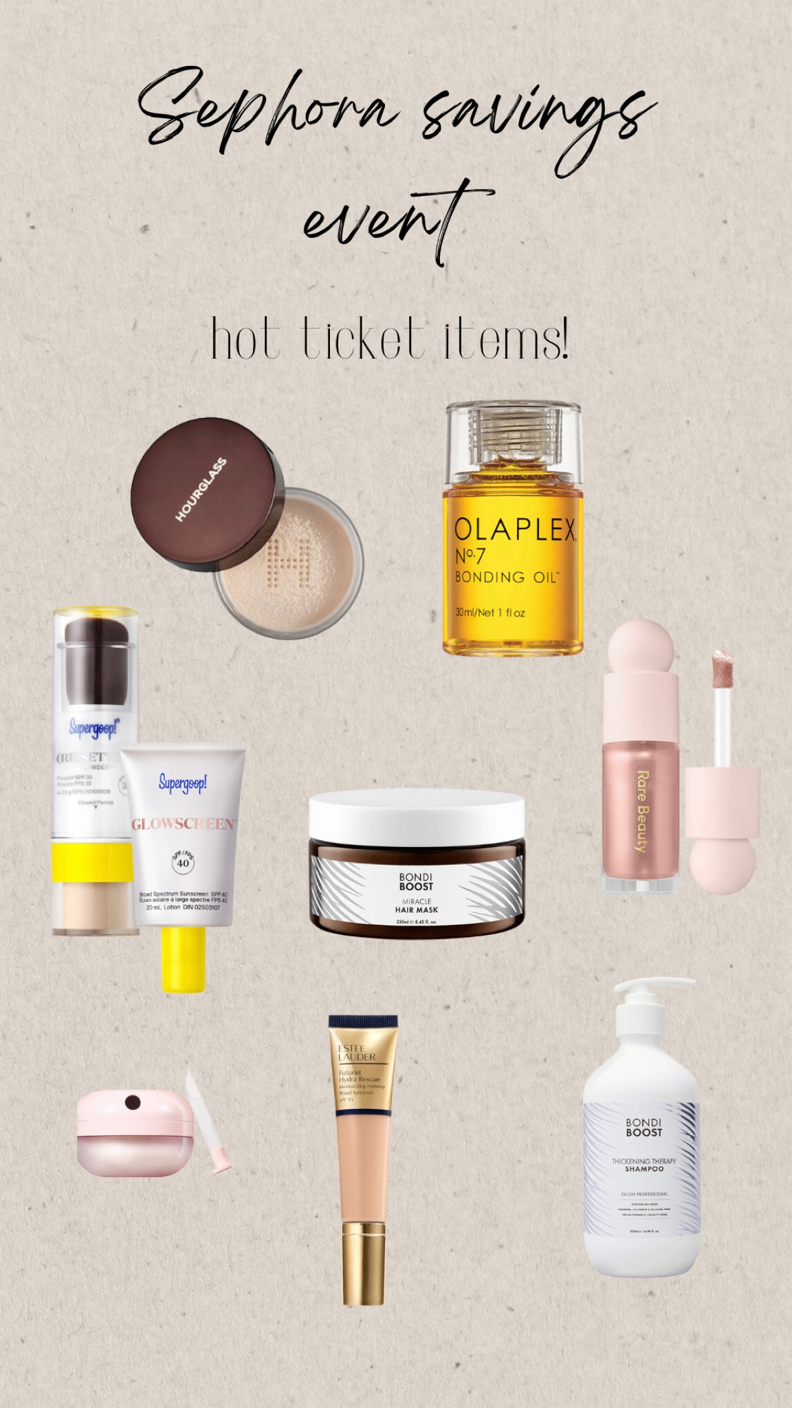 Some of the hot items for the Sephora sale!

#LTKstyletip #LTKBeautySale #LTKunder50