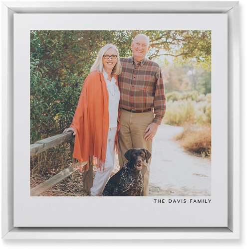 Framed Mounted Wall Art: Modern Gallery of One, White Frame, 12x12, Multicolor | Shutterfly