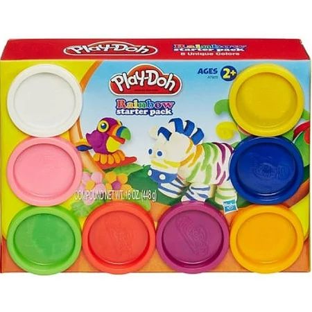 Play-Doh Rainbow Starter Pack with 8 Cans of Dough, 16 oz | Walmart (US)