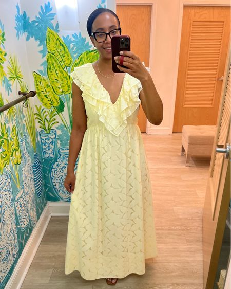 Ritamarie Ruffle Maxi Dress
- Lilly Pulitzer

Cute summer dress for weddings, graduations and bridal showers.

Wearing an 8 for reference. 

Resort wear, preppy style, preppy dress, palm beach style, maxi dress, vacation outfit, colorful dress, wedding guest dress, Summer style, Lilly Pulitzer, Yellow dress, Sundress, Ruffle dress, Spring style

#resortwear #lillypulitzer #LTKMidsize #LTKSeasonal

#LTKStyleTip #LTKWedding #LTKTravel