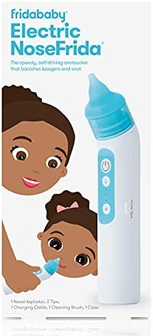 FridaBaby Electric NoseFrida | USB Rechargeable Nasal Aspirator with Different Levels of Suction ... | Amazon (US)