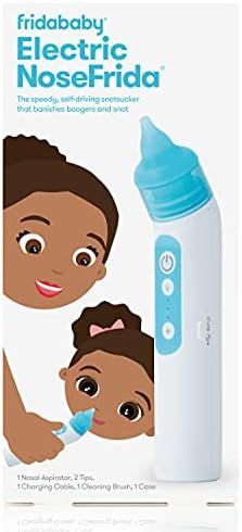 FridaBaby Electric NoseFrida | USB Rechargeable Nasal Aspirator with Different Levels of Suction by  | Amazon (US)