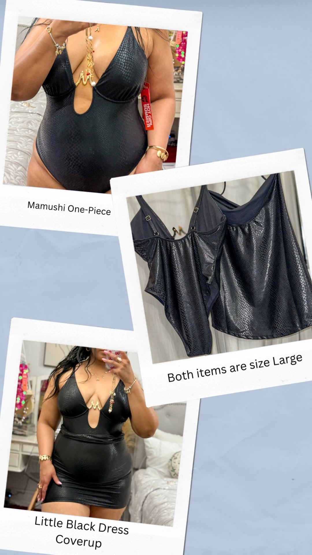 Swimsuit or Little Black Dress? 🖤

#walmartpartner
@walmart @theestallion

#LTKMidsize #LTKSwim #LTKSummerEdit