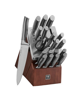 J.A. Henckels International Graphite 20-Pc. Self-Sharpening Cutlery Set - Macy's | Macys (US)