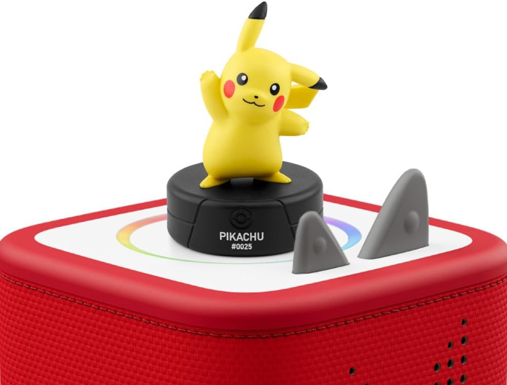 tonies Toniebox Pokémon - Pikachu Listening Action Figure with Exciting Adventures for Children 5+ Years Old, 78 Minutes Playtime | Amazon (UK)