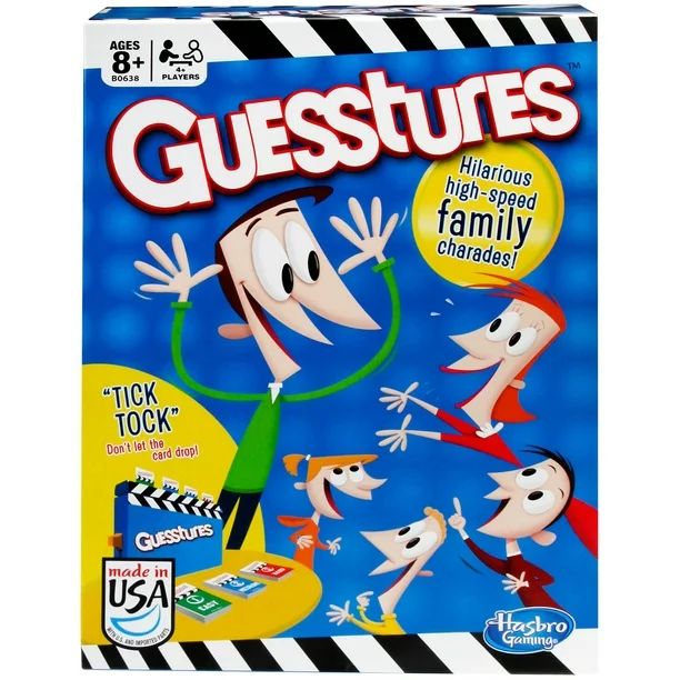 Guesstures Game, Board Game for Kids Ages 8 and up, for 4 or More Players - Walmart.com | Walmart (US)