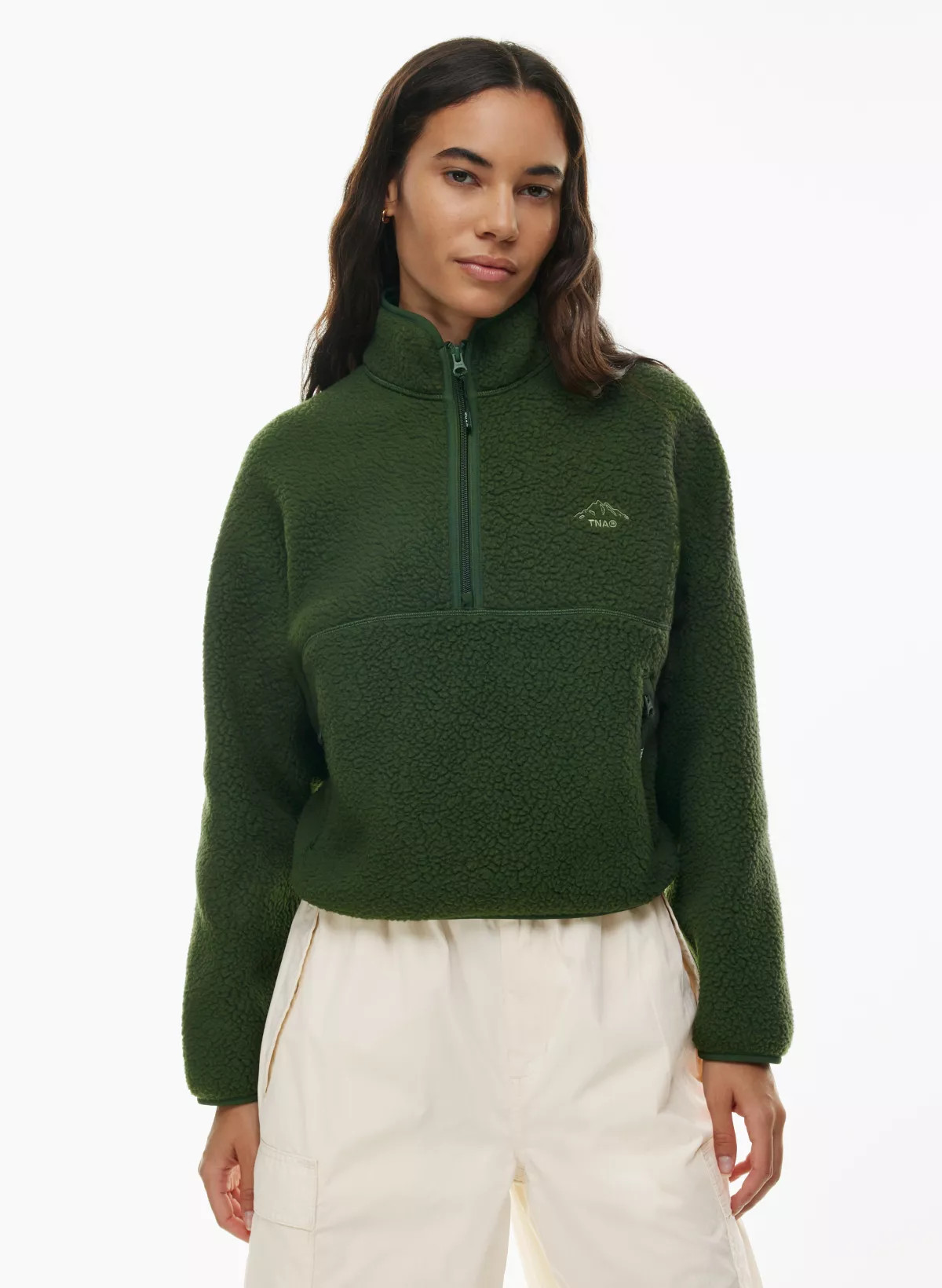 BIGFOOT POLAR ½ ZIP SWEATER | Aritzia
