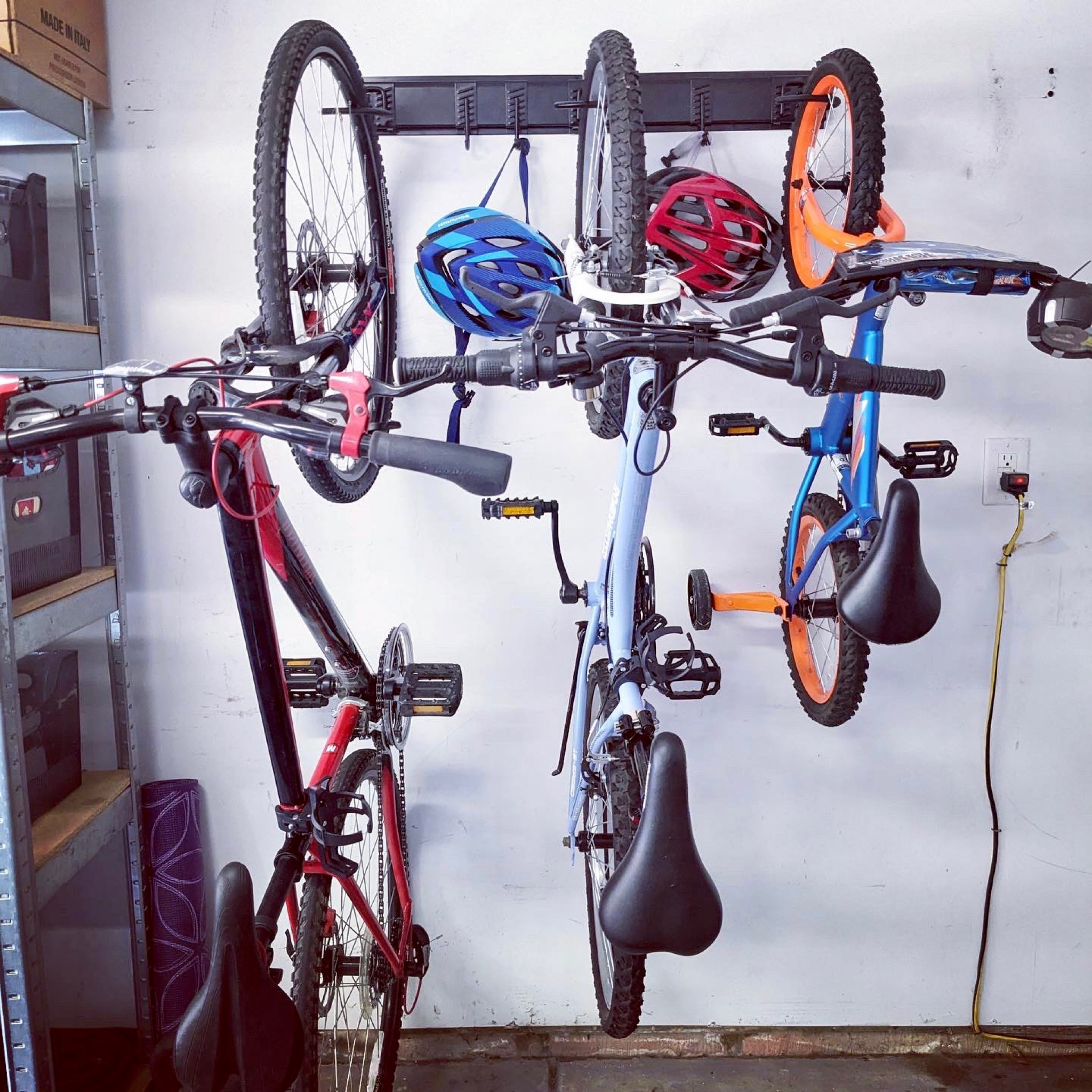 Get those bikes out of the way but easy to access! Make room for your car and much more! 

#LTKfamily #LTKhome #LTKFind