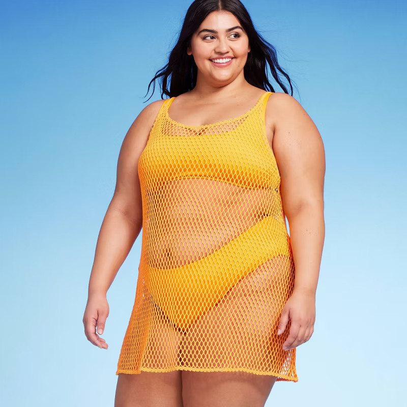 Women's Tassle Trim Crochet Cover Up Dress - Wild Fable™ | Target