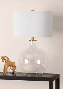 Laelia Clear Glass Table Lamp With Accents | Belk
