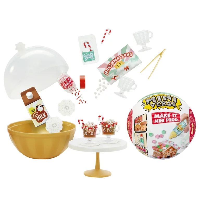 Make It Mini Food Holiday Series 1 Mini Collectibles, MGA's Miniverse, Seasonal Stocking Stuffer,... | Walmart (US)